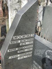 Мосиондз Мария Моисеевна, Москва, Востряковское кладбище