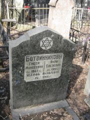 Ботвинникова Гнеся Моисеевна, Москва, Востряковское кладбище