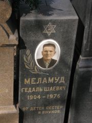 Меламуд Гедаль Шаевич, Москва, Востряковское кладбище
