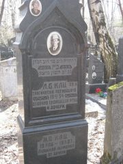 Кац М. В., Москва, Востряковское кладбище