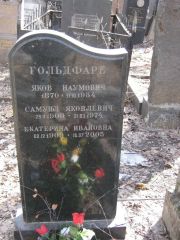Гольдфарб Екатера Ивановна, Москва, Востряковское кладбище