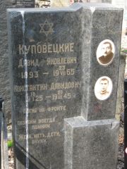 Куповецкий Давид Яковлевич, Москва, Востряковское кладбище