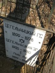 Цегельницкий Г. С., Москва, Востряковское кладбище