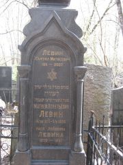 Левина Рася Лейбовна, Москва, Востряковское кладбище
