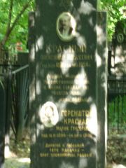Красный Александр Моисеевич, Москва, Востряковское кладбище