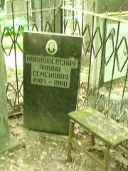 Миклашевская Фаина Семеновна, Москва, Востряковское кладбище