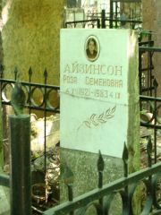 Айзинсон Роза Семеновна, Москва, Востряковское кладбище
