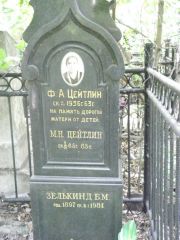 Цейтлин Ф. А., Москва, Востряковское кладбище
