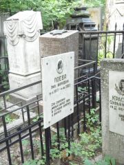 Лоева Лия Марковна, Москва, Востряковское кладбище