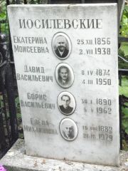 Иосилевский Давид Васильевич, Москва, Востряковское кладбище