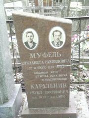 Каральник Самуил Иосифович, Москва, Востряковское кладбище