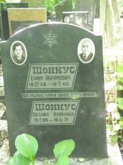 Шонкус Ефим Абрамович, Москва, Востряковское кладбище