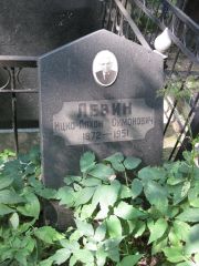 Левин Ицко-Алхон Симхович, Москва, Востряковское кладбище