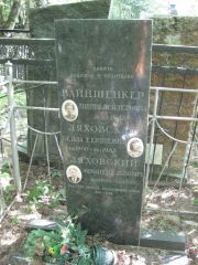 Вайншенкер Цирля Лейзеровна, Москва, Востряковское кладбище