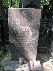 Клебанова Елька Абрамовна, Москва, Востряковское кладбище