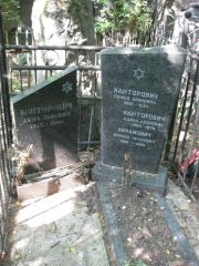 Конторович Зяма ЛЬвович, Москва, Востряковское кладбище