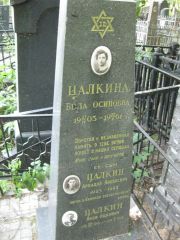 Цалкина Бела Осиповна, Москва, Востряковское кладбище