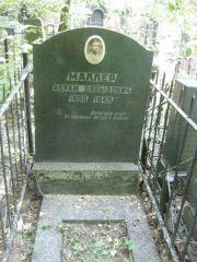 Маллер Абрам Давыдович, Москва, Востряковское кладбище