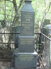 Брук Мендель Лейвович, Москва, Востряковское кладбище