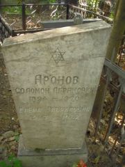 Аронов Соломон Абрамович, Москва, Востряковское кладбище