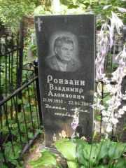 Розани Владимир Алоизович, Москва, Востряковское кладбище