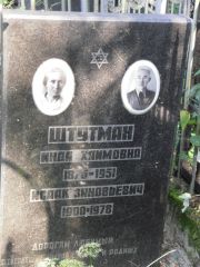 Штутман Инда Хаимовна, Москва, Востряковское кладбище