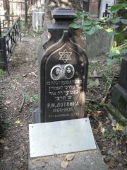 Лотвина Р. М., Москва, Востряковское кладбище