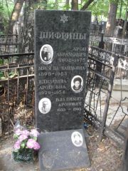 Шифрин Арон Абрамович, Москва, Востряковское кладбище