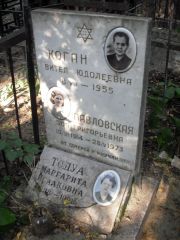 Коган Вител Юдолевна, Москва, Востряковское кладбище