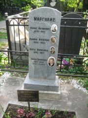 Маргулис Борис Наумович, Москва, Востряковское кладбище