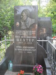 Шехтер Илья Александрович, Москва, Востряковское кладбище