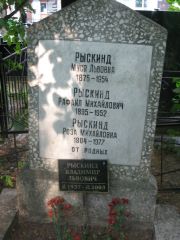 Рыскинд Муся Львовна, Москва, Востряковское кладбище