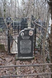 Барбель Арон Перцович, Москва, Востряковское кладбище