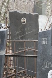 Збарская Серафима Наумовна, Москва, Востряковское кладбище