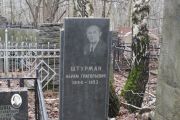 Штурман Абрам Григорьевич, Москва, Востряковское кладбище