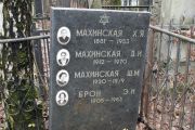 Махинская Д. И., Москва, Востряковское кладбище