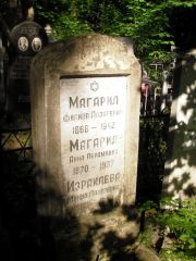 Израилева Минна Лазаревна, Нижний Новгород, Кладбище Марьина Роща