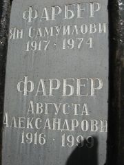 Фарбер Ян Самуилович, Нижний Новгород, Кладбище Марьина Роща