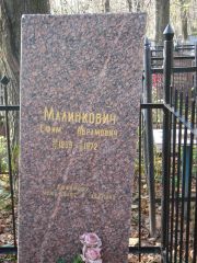 Малинкович Ефим Абрамович, Нижний Новгород, Кладбище Марьина Роща