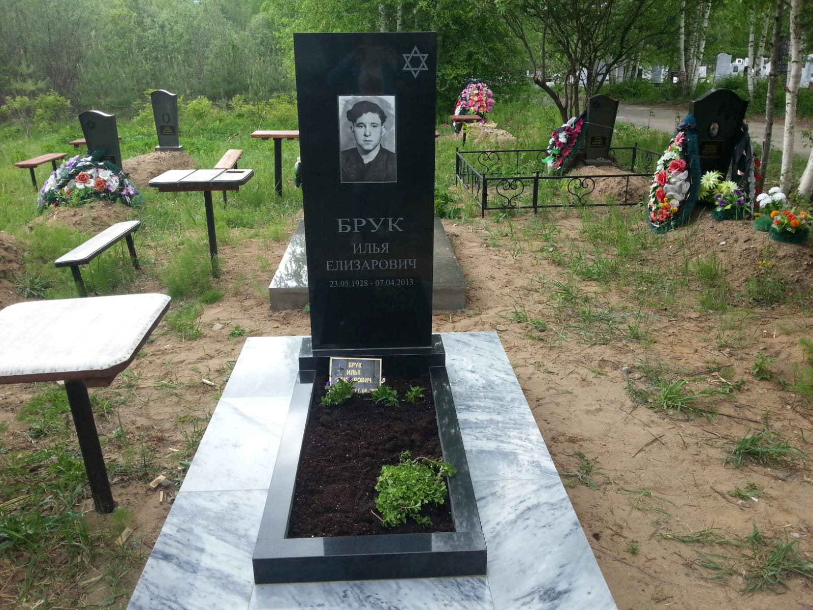 Брук Илья Елизарович, Пермь, Северное кладбище