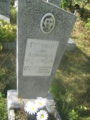 Гильман Хана Давидовна, Пермь, Северное кладбище