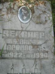 Векслер Фаина Ароновна, Пермь, Северное кладбище