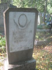 Аршанская Фаня Нахимовна, Пермь, Северное кладбище