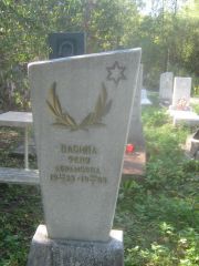 Басина Феня Абрамовна, Пермь, Северное кладбище