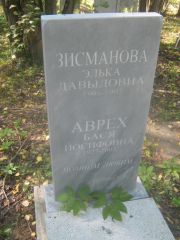 Зисманова Элька Давыдовна, Пермь, Северное кладбище