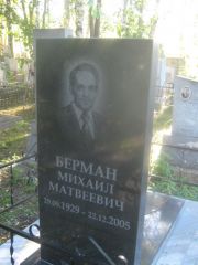 Берман Михаил Матвеевич, Пермь, Южное кладбище
