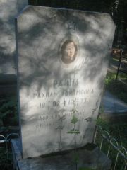 Раина Рахиль Абрамовна, Пермь, Южное кладбище