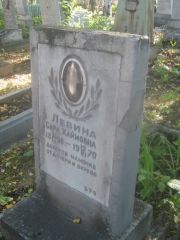 Левина Сара Хаймовна, Пермь, Южное кладбище