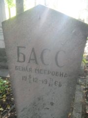 Басс Бейля Мееровна, Пермь, Южное кладбище