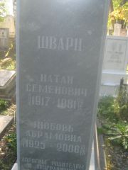 Шварц Натан Семенович, Пермь, Южное кладбище